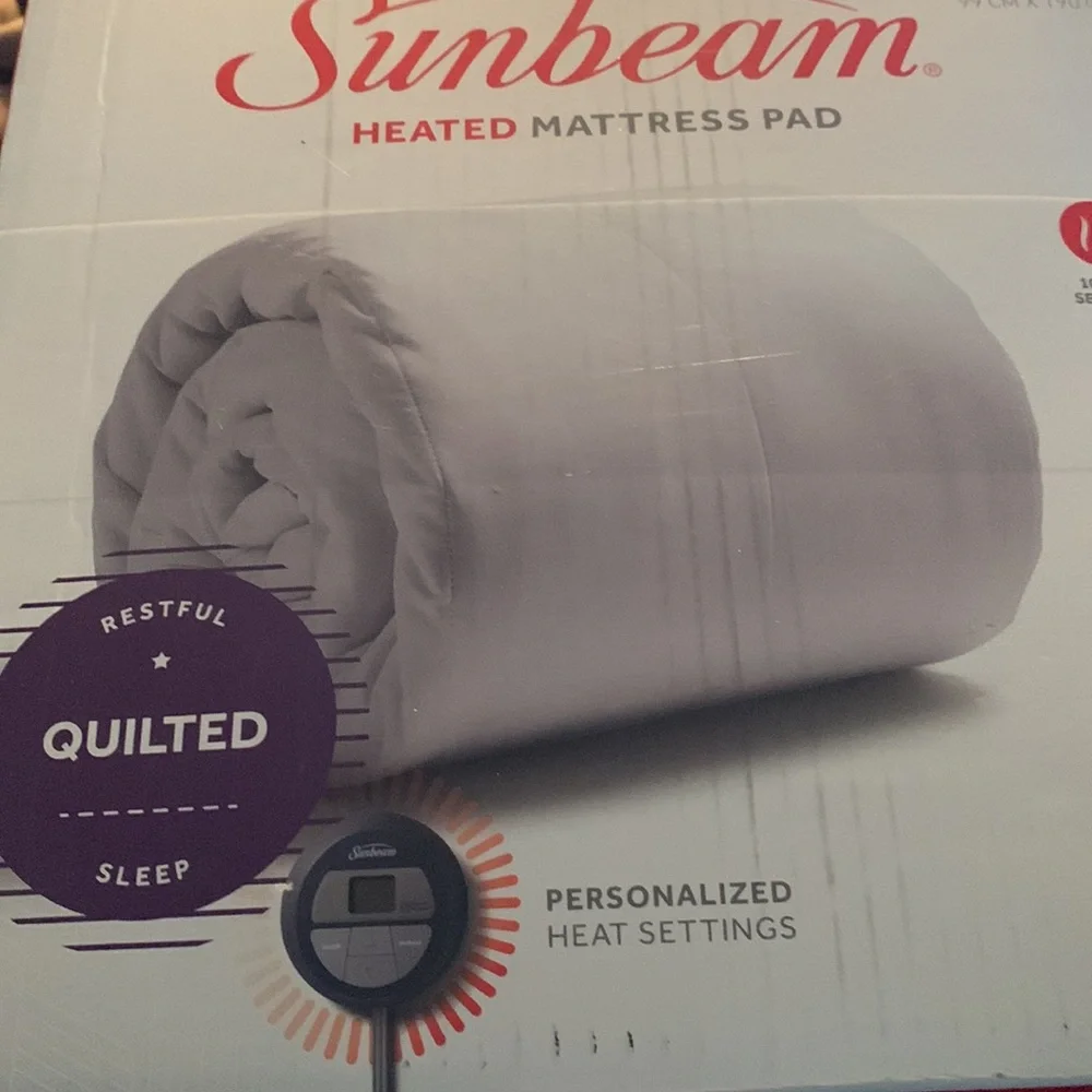 Twin Heated Mattress Pad With Control